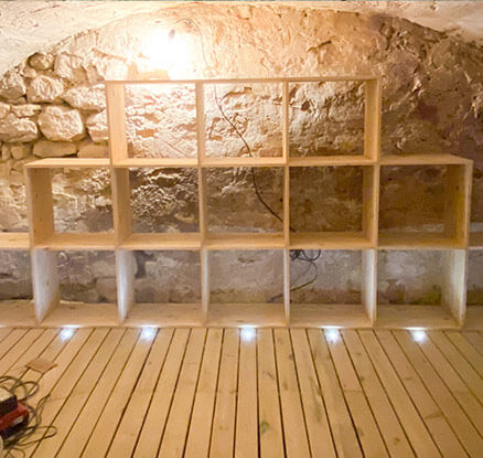 gallerie image amenagement cave a vin - Patchwork 6