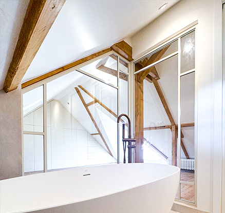 gallerie image pose verriere salle de bain - Patchwork 4