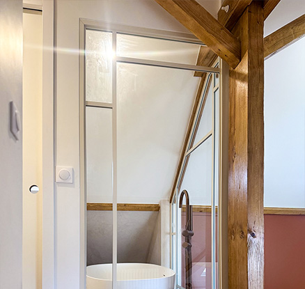 gallerie image pose verriere salle de bain - Patchwork 6