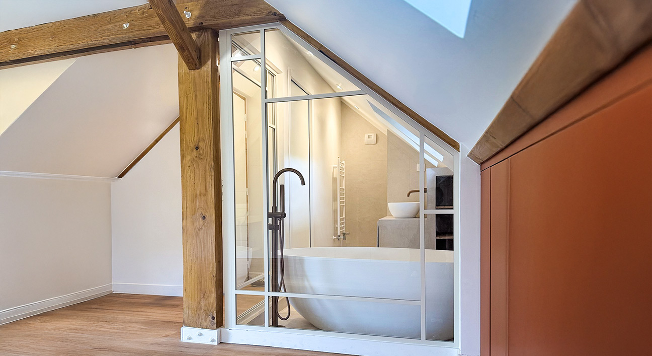 gallerie image pose verriere salle de bain - Slide XL 1