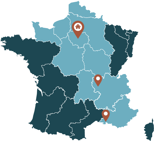 carte france zone intervention